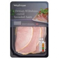 Ocado  Waitrose Finely Sliced Breaded Wiltshire Cured Ham