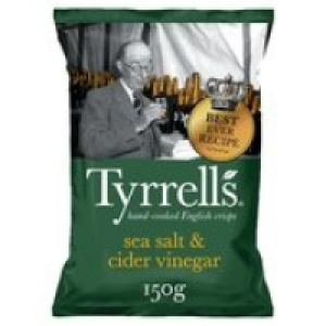 Tyrrells Sea Salt & Cider Vinegar Crisps £1.09