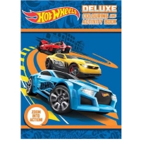 BigW  Hot Wheels Deluxe Colouring And Activity Book