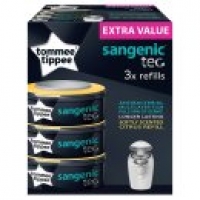 Asda Tommee Tippee Sangenic Nappy Disposal Refill Cassette 0+m