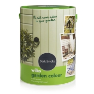 Wilko  Wilko Garden Colour Dark Smoke 5L