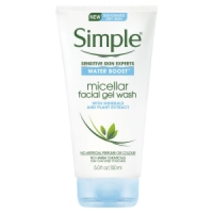 Simple Water Boost Micellar Gel Wash 150ml £2.50