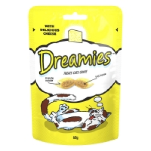 Dreamies Cat Treats Cheese 60g £1.00