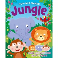 JTF  Pop Out Masks Jungle Animals Book