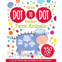 JTF  My First Sticker Dot-to-Dot - Farm Animals Book