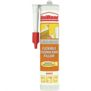 UniBond Flexible Decorators Filler Cartridge White 300ml £4.29