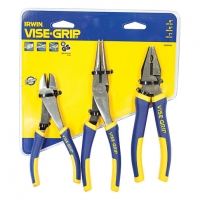 Wickes  Irwin Vise Grip Assorted Plier Set - Pack of 3