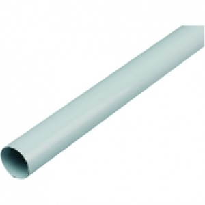 Wickes Interior Multi Rail Tube - 25mm x 2.44m White £8.97