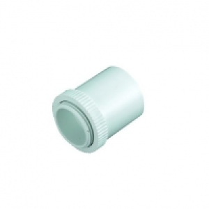Wickes Male Conduit Adaptor - White 25mm Pack of 2 £0.79