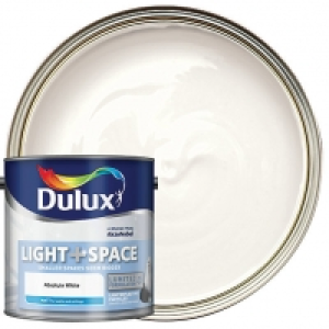 Dulux Light + Space Matt Emulsion Paint - Absolute White 2.5 £25.00