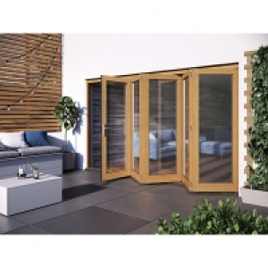 Jeld-Wen Kinsley Finished Solid Hardwood Patio Bifold Door S £3,390.00