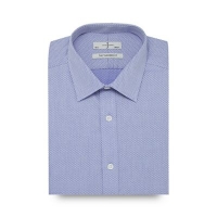 Debenhams  J by Jasper Conran - Blue dotted tailored fit shirt