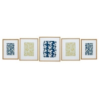 Debenhams  Home Collection - 5 piece wood effect gallery wall pack phot