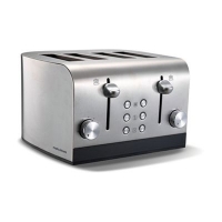 Debenhams  Morphy Richards - Stainless steel Equip 4 slice toaster 24