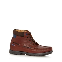 Debenhams  Chatham Marine - Brown leather Gladstone lace-up boots