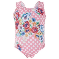 Debenhams  Monsoon - Baby girls Pink Anemone Swimsuit