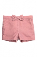 HM   Glittery velvet shorts