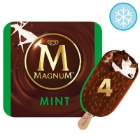 Tesco  Magnum Mint Ice Cream 4 X100ml