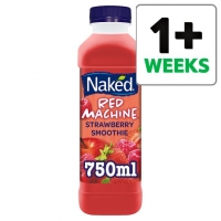 Tesco  Naked Red Machine Strawberry Smoothie 750 Ml
