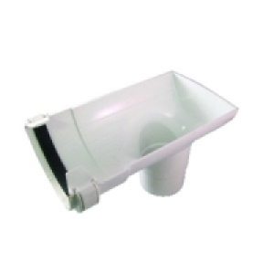 Wickes White Roundline Gutter Stopend Outlet