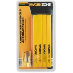 Carpenters Pencils and Sharpener £1.99