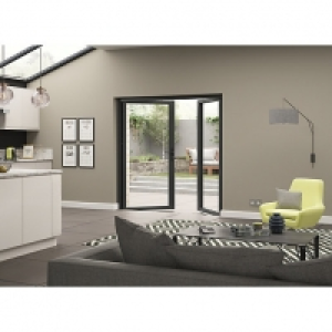 JCI Aluminium French Door Grey Inwards Opening 2090 x 1790mm &pound;2,199.00