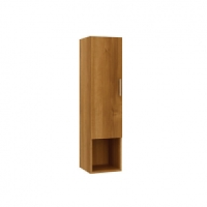 Wickes Talana Walnut Tall Wall- Hung Unit with Three Quarter £225.00