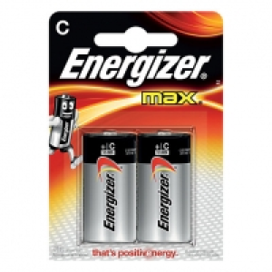 Energizer Max C Batteries - Pack of 2 £3.99