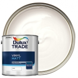 Dulux Trade Vinyl Matt Emulsion Paint - White 2.5L £23.00