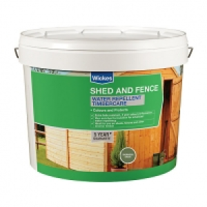 Wickes Water Repellent Timbercare - Sherwood Green 10L &pound;19.00