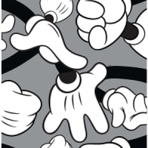 Graham & Brown Disney Mickey Handshake Grey/White Decorative &pound;14.99