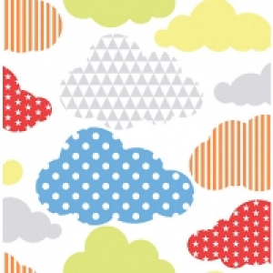 Graham & Brown Multicolour Bright Marshmallow Clouds Decorat &pound;18.99