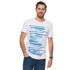 Debenhams  RJR.John Rocha - White painted stripe print t-shirt
