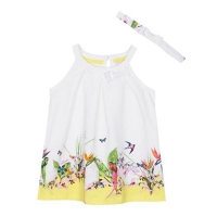 Debenhams  Baker by Ted Baker - Baby girls white floral print dress a