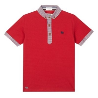 Debenhams  J by Jasper Conran - Designer boys red gingham collar polo 