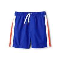 Debenhams  Lands End - Blue side-stripe swim shorts