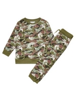 Debenhams  Outfit Kids - Boys camouflage sweatshirt and joggers set