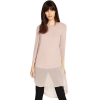 Debenhams  Phase Eight - Romantic Pink kady double layer chiffon blouse