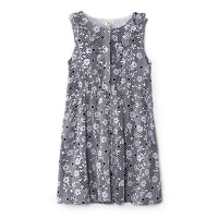 Debenhams  Yumi Girl - Navy flower and dot print dress