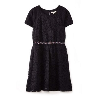Debenhams  Yumi Girl - Black floral lace dress