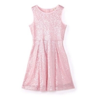 Debenhams  Yumi Girl - Girls pink sequin embellished occasion dress