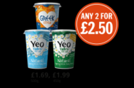 Yeo Valley Organic Honey greek yogurt, Organic yogurt, Fat f £1.69