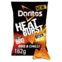 Morrisons  Doritos Heatburst BBQ & Chilli Tortilla Chips 162g