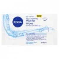 Asda Nivea Daily Essentials 3 in 1 Cleansing Micellar Wipes All Skin Ty