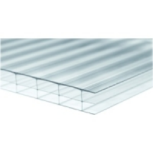 Wickes 16mm Triplewall Polycarbonate Sheet 980x4000mm