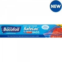 JTF  Bacofoil Safeloc Bag Medium 3ltr 15pk