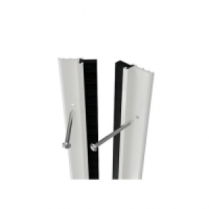 Wickes Full Door PVC Draught Excluder White - 5028mm £13.59