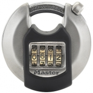 Master Lock Excell M40EURDNUM 4 Digit Resettable Discus Stai £14.99