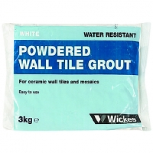 Wickes Powdered Wall Tile Grout White 3kg £8.99