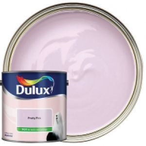 Dulux Silk Emulsion Paint - Pretty Pink 2.5L £16.00